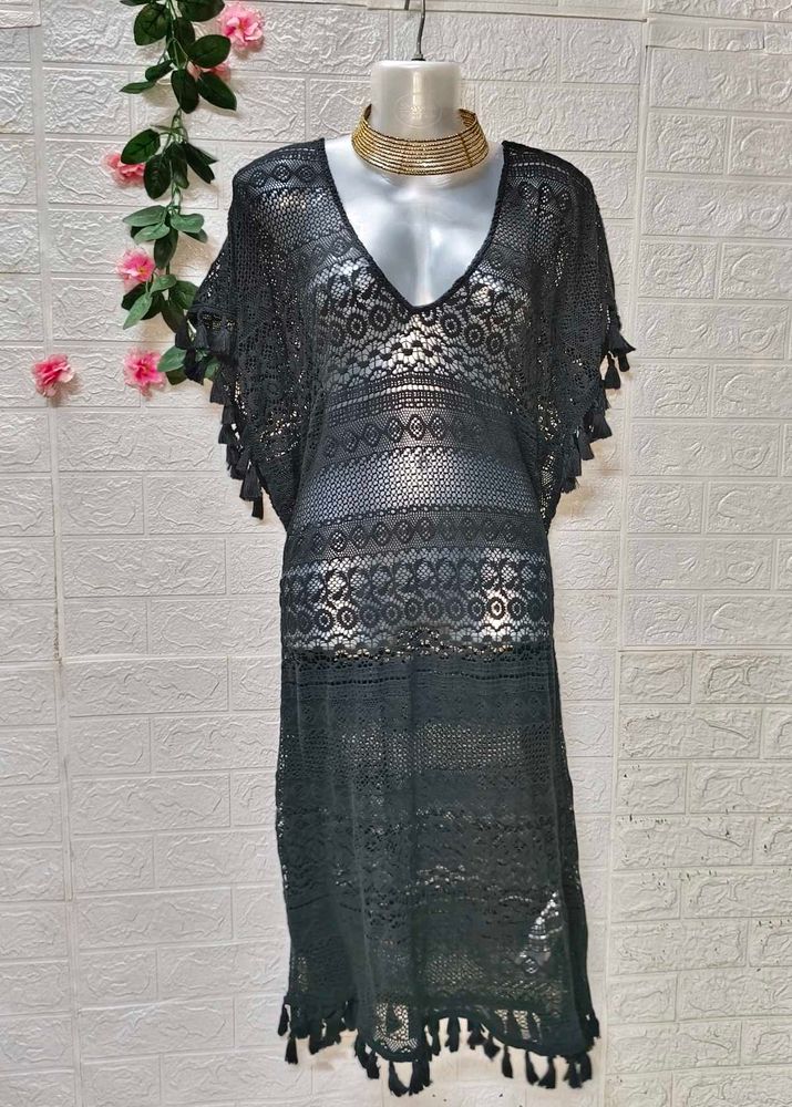 Vero Moda Black Crochet Dress 🎁Buy 2 Get 1 Free