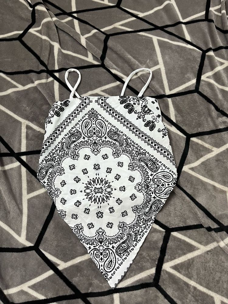 Paisley Print Tank Top