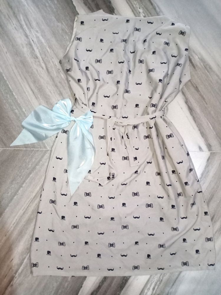 30/- Discount GRey Mini Dress 😍