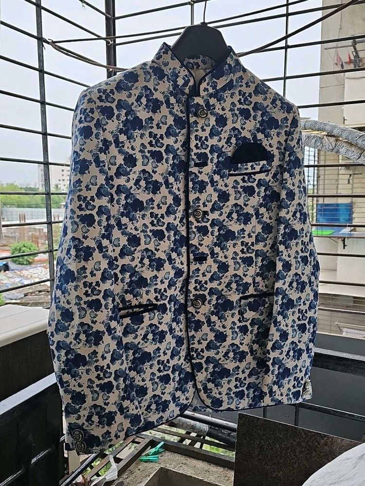 Floral Print Blazer