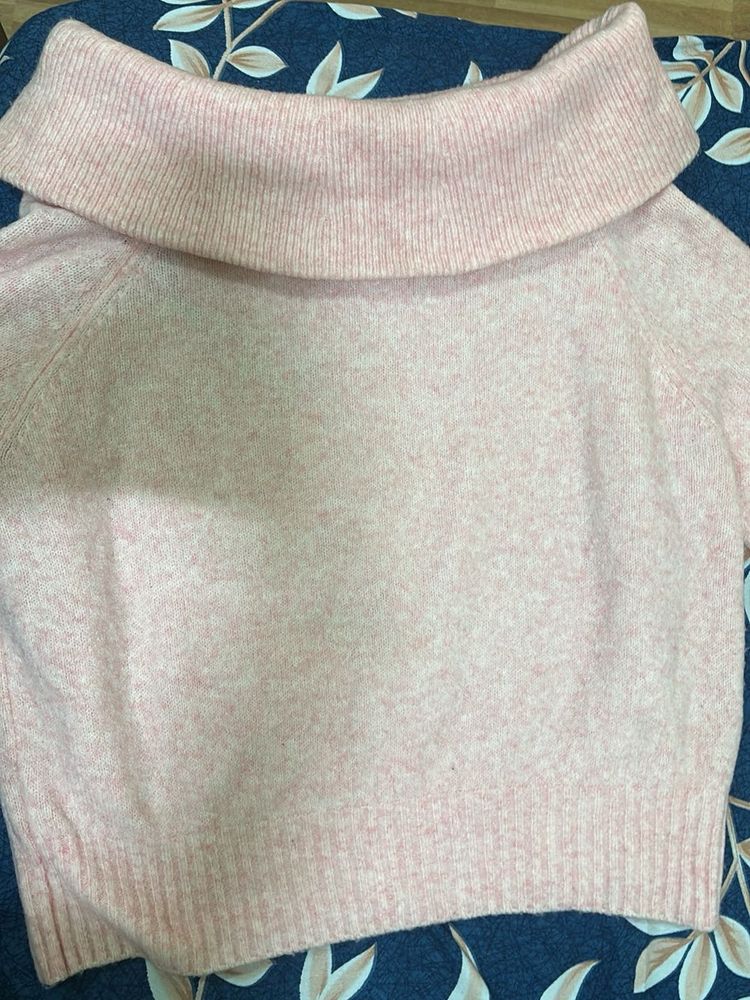 Cute Pink Knit Sweater