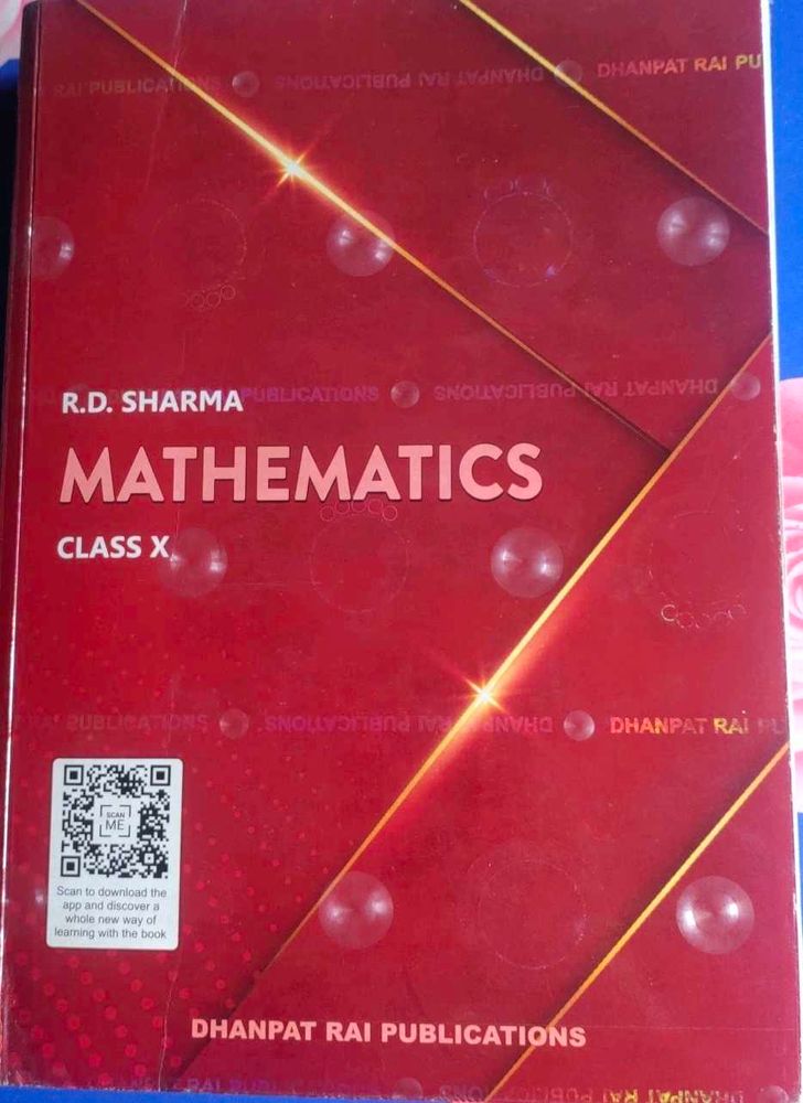 RD SHARMA Mathematics Class 10th With mcqs Book