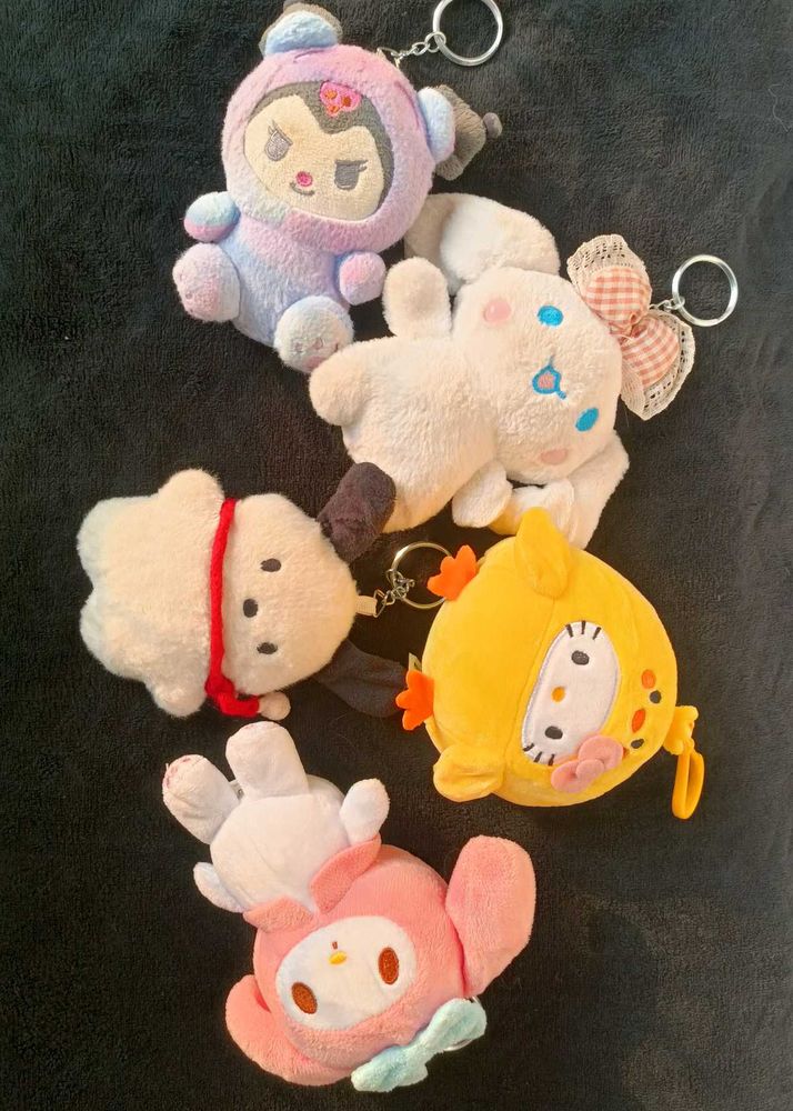Sanrio Plush Keychain Bundle