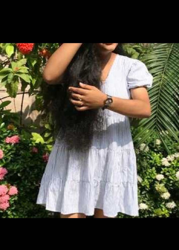 Striped Casual Mini Dress