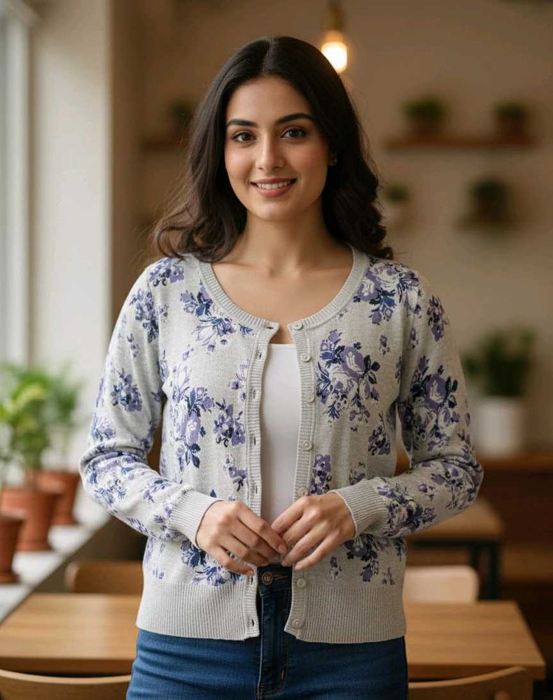 Floral Cardigan - Stylish &amp; Comfortable