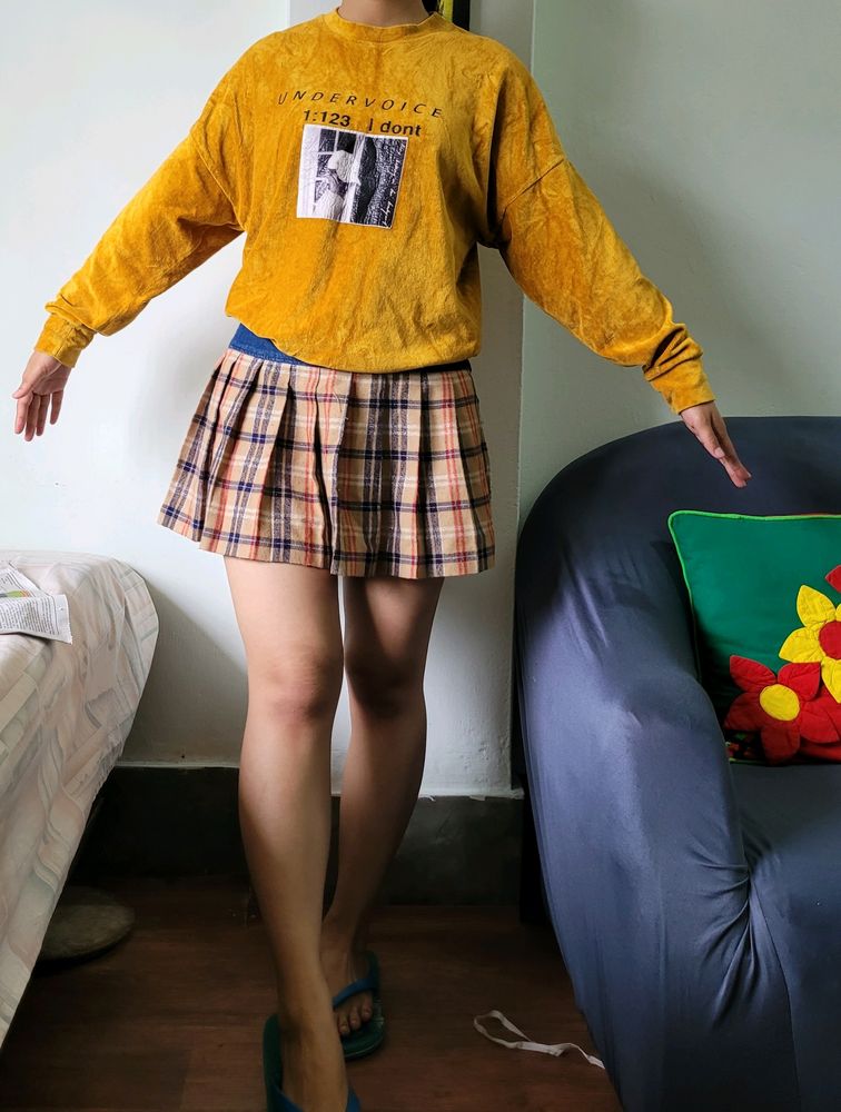 Suede Mustard Sweater