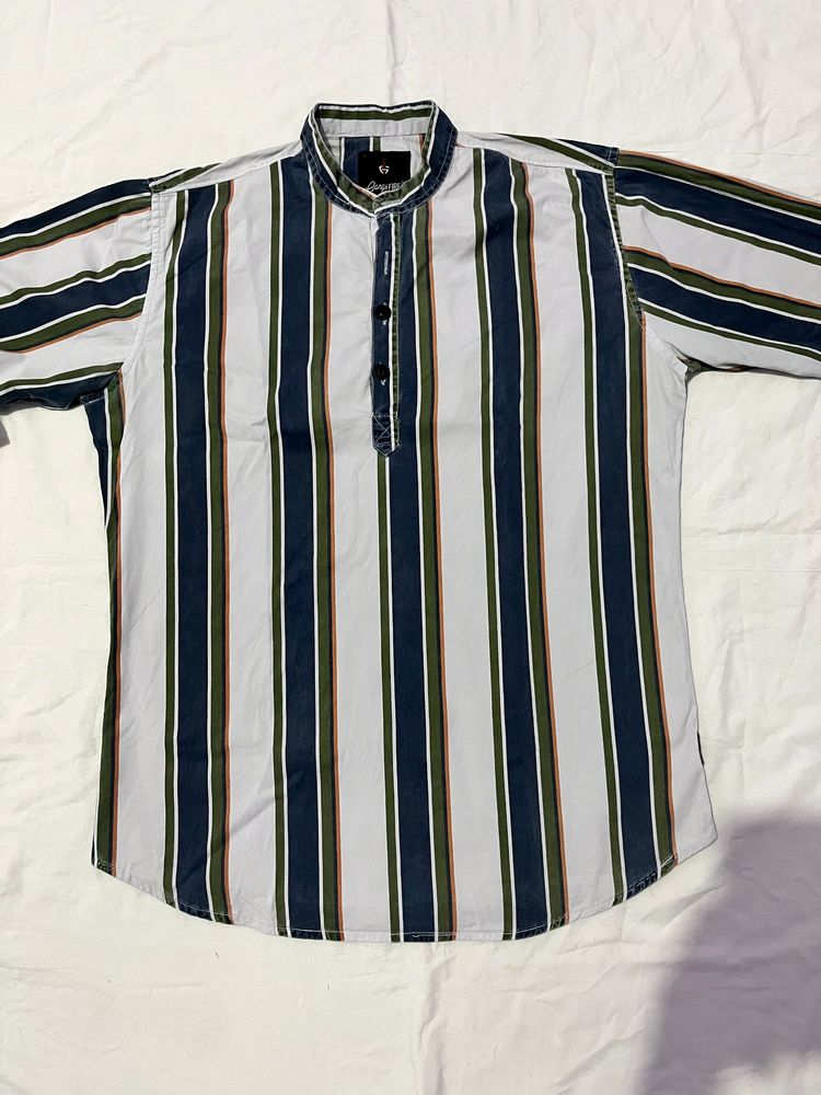 Kurta Pattern Shirt For Men