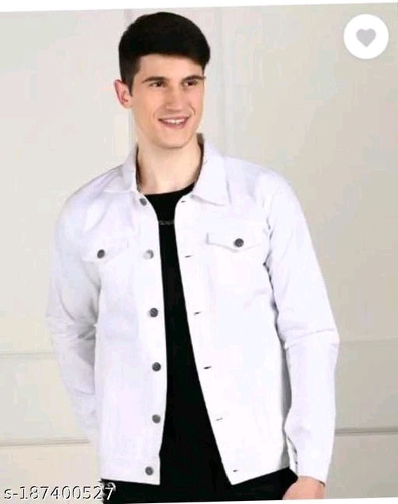 mane jacket white lattest fashion cotton