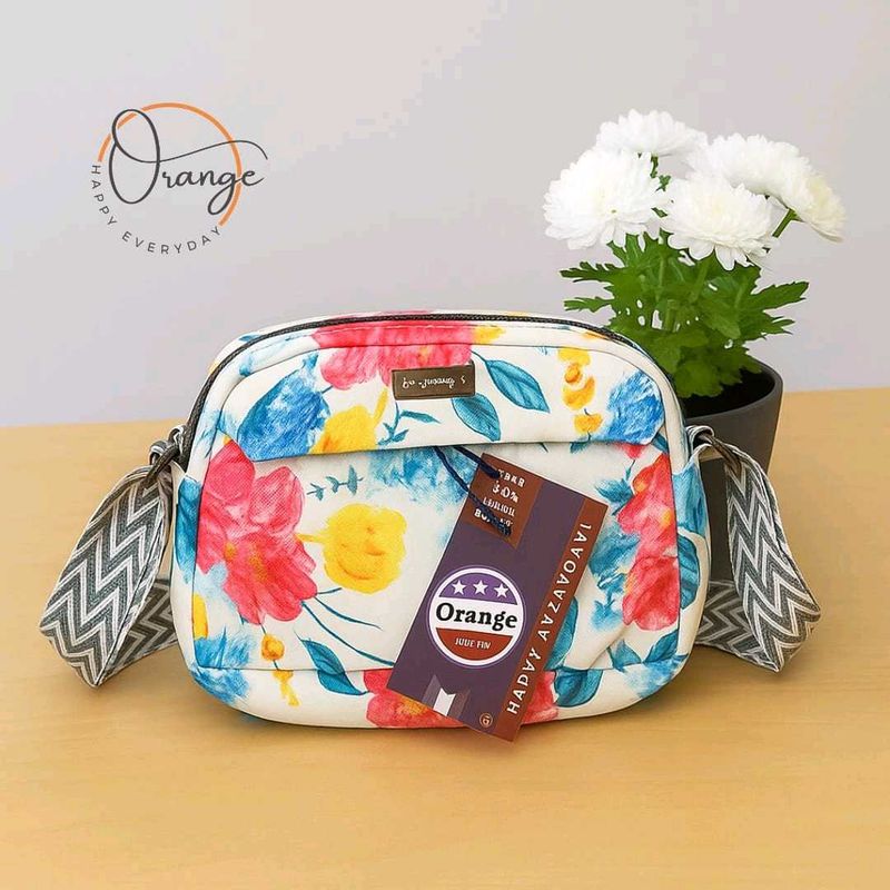 Orange Sling Bag