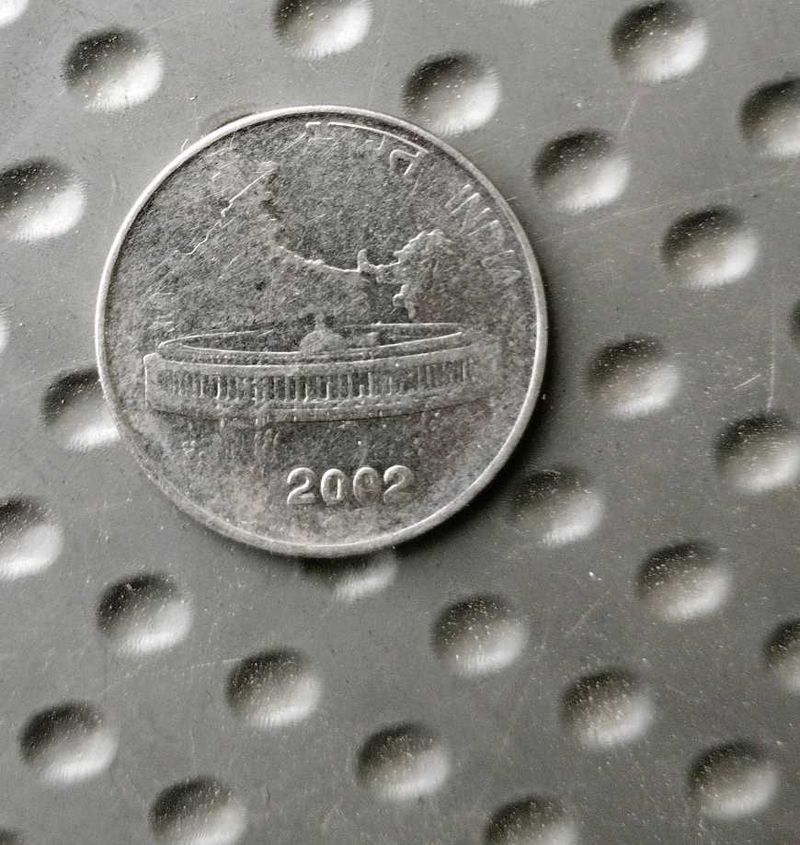 This Is  Coin 50 Paise  Indian Real Currency 2005