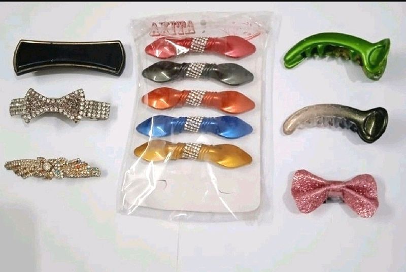 Hair Accessories Banana Clutcher Pins Pack Of 11