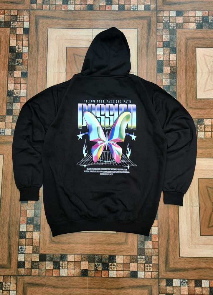 360 gsm new Butterfly Graphic Hoodie