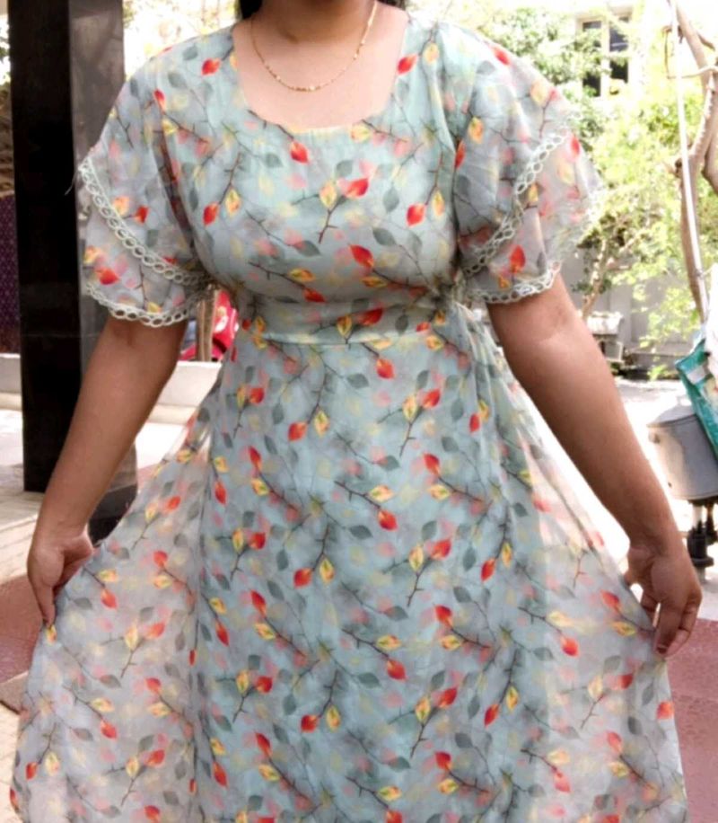 Olive Floral Cutest Dress