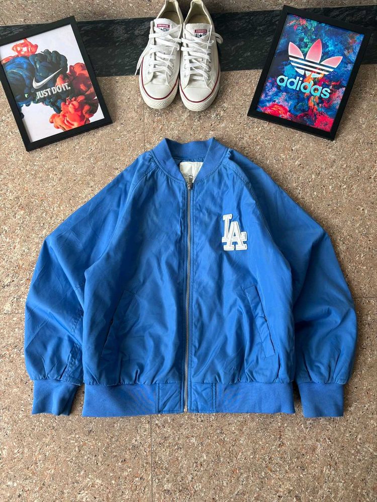 Blue LA Bomber Jacket