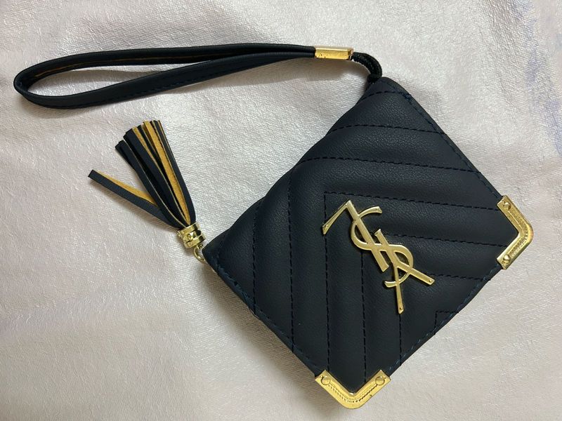 YSL Black Card Case