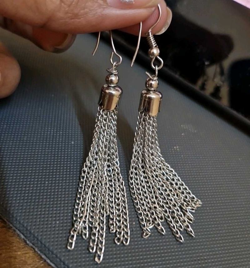 Chain Tassel Earrings