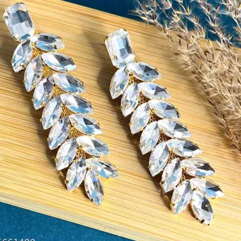 Ad Stone Earrings Big Size