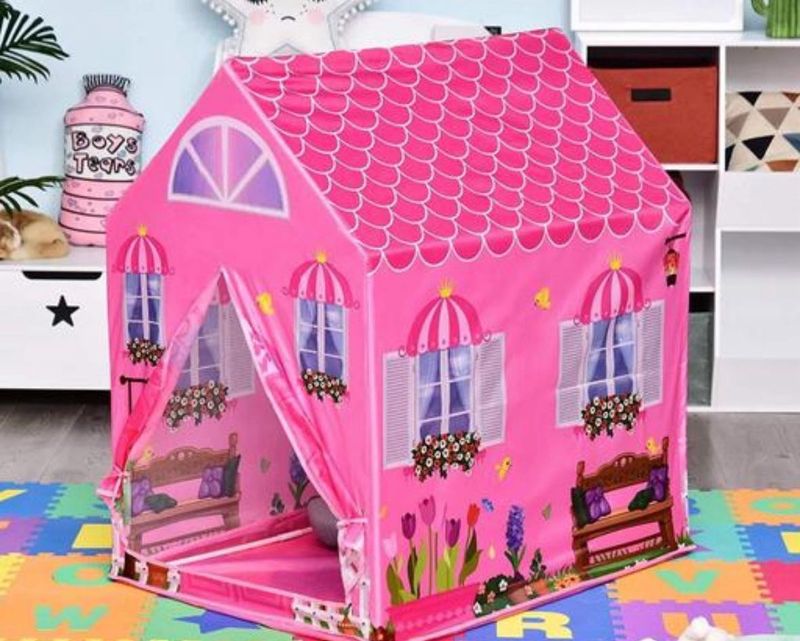 Pink Play Tent House For Kids