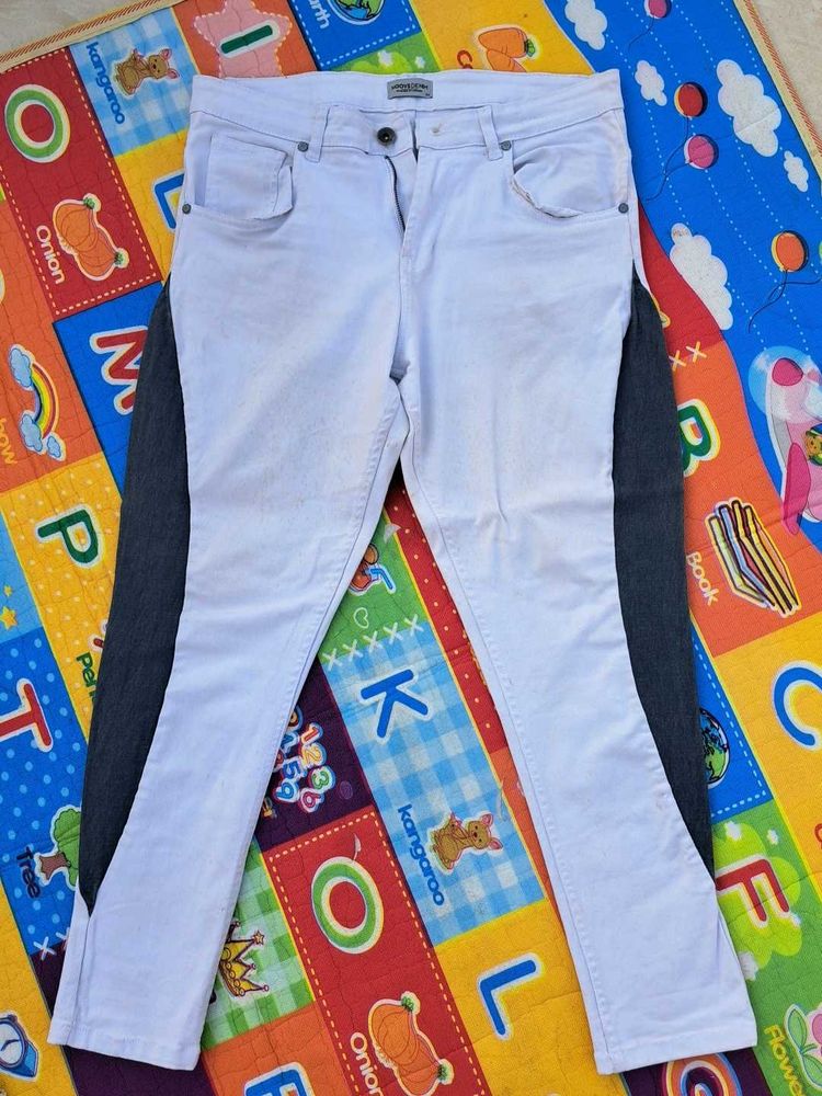 White Denim Jeans