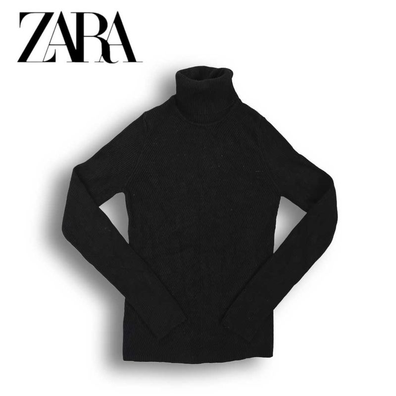 Zara Black Turtleneck Sweater