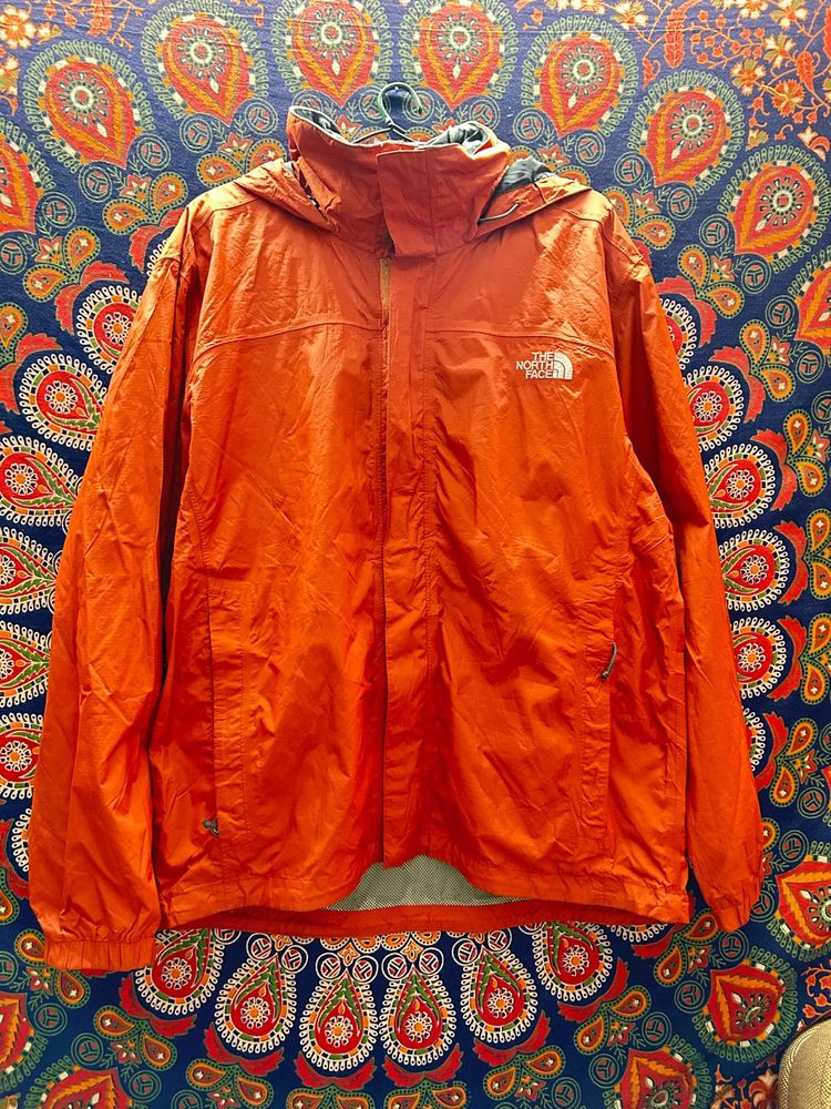 The North Face Orange Rain Jacket - Size L