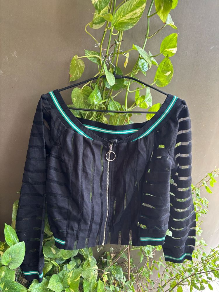 MADAME Bomber Jacket, Offshoulder