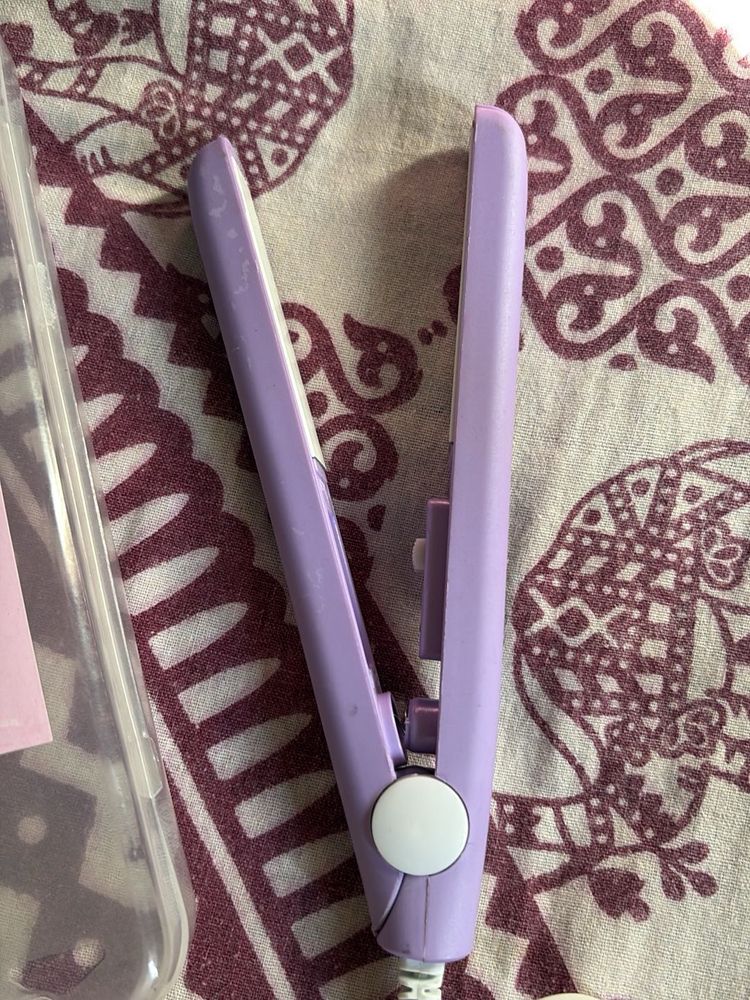 Mini Purple Hair Straightener