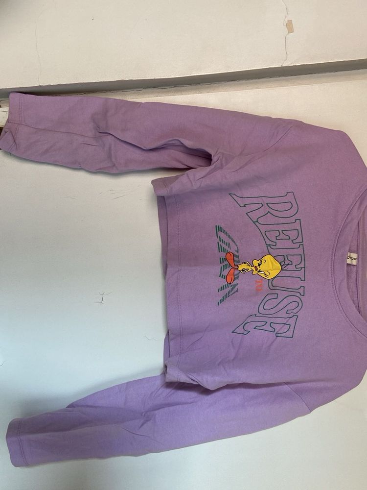 Tweety Bird Cropped Long Sleeve