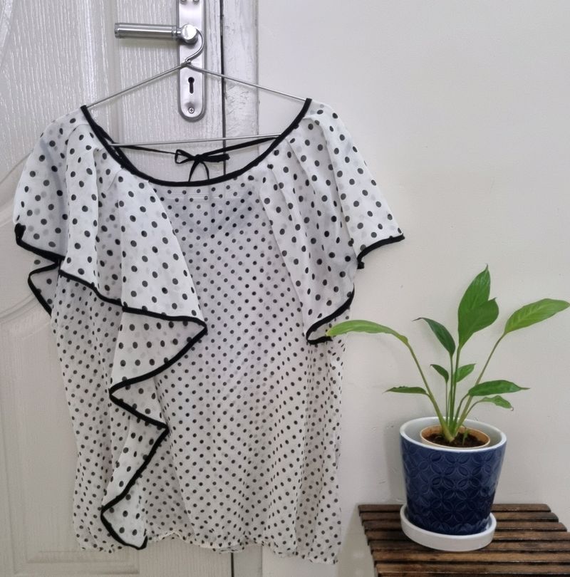 White Casual Top