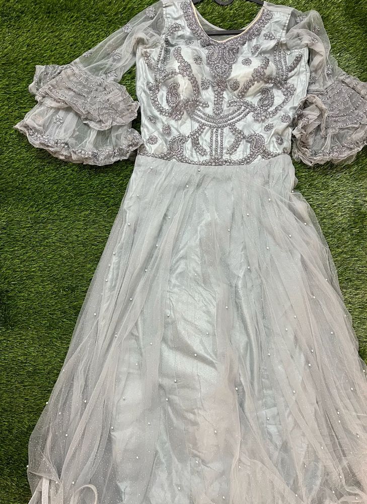 Blue Party Wear Gown