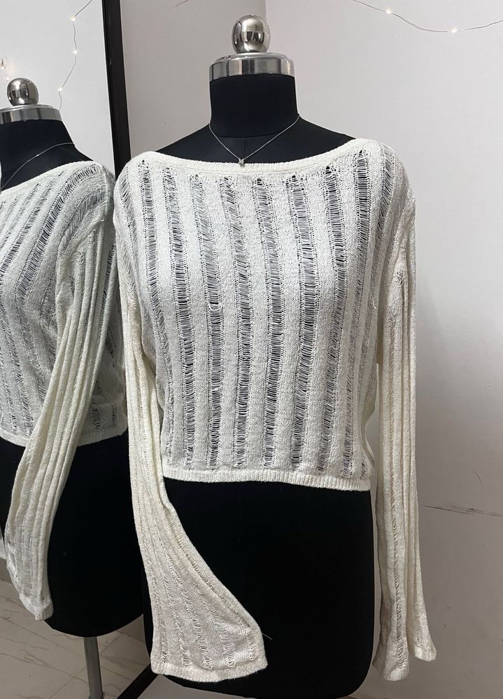 H&amp;M Flared Sleeve Top