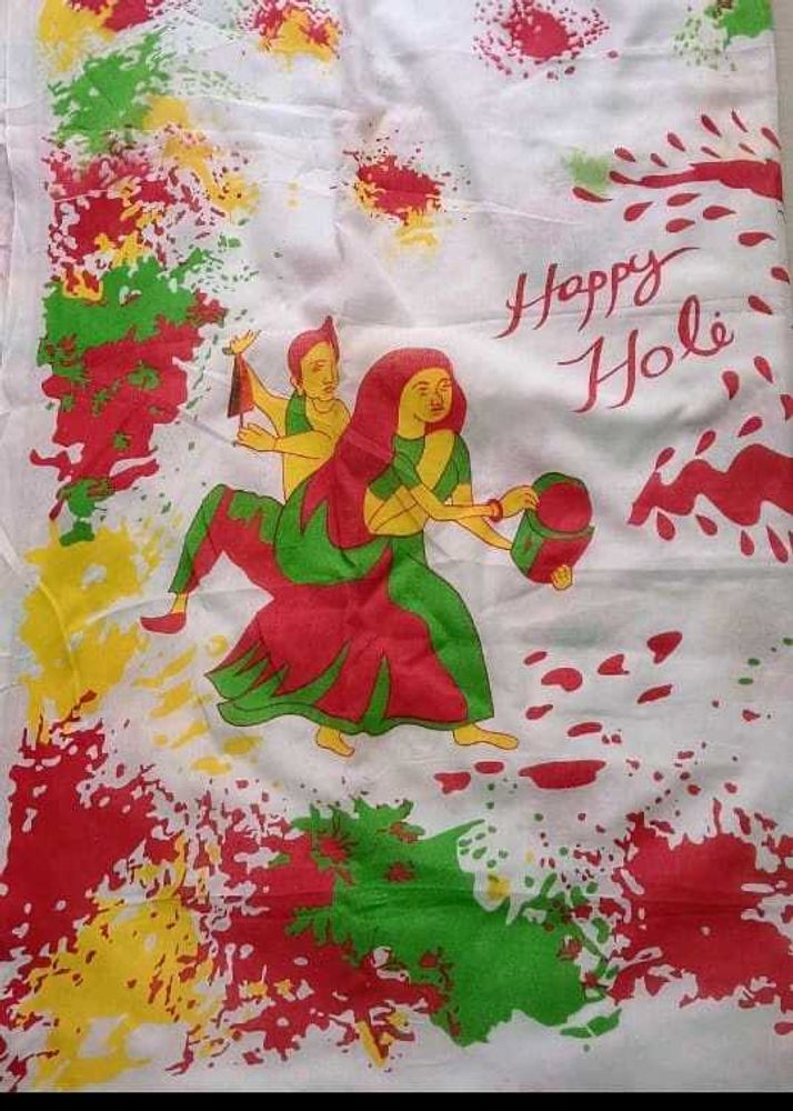 Holi Special Pure Cotton Saree