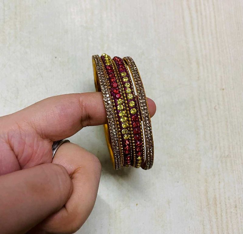 Set of 4 Indian Bangles