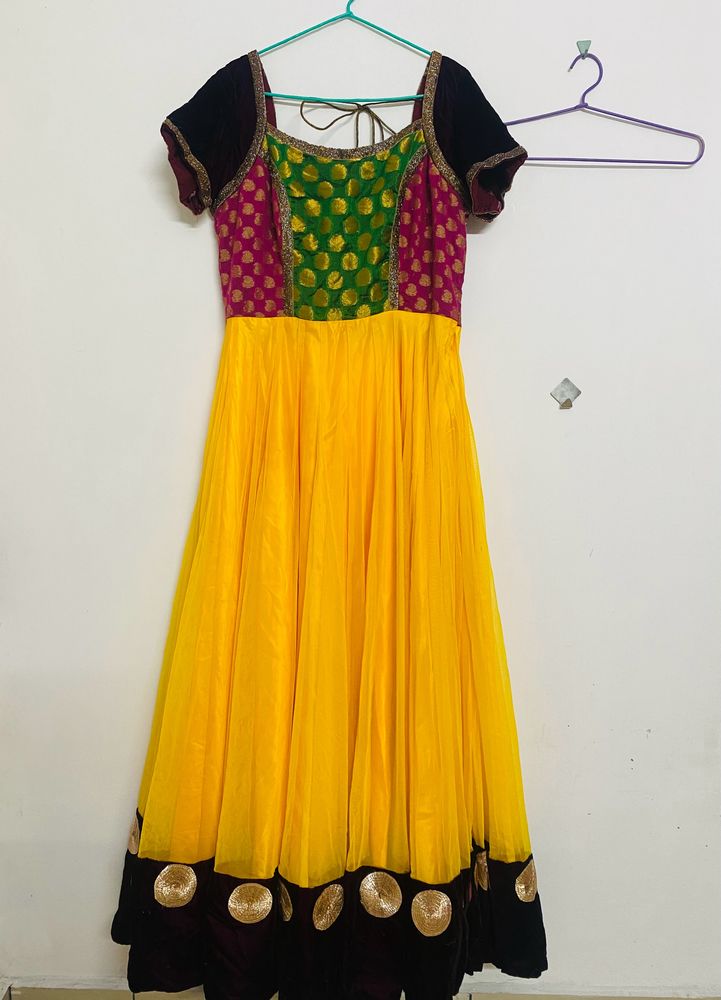 Colorful Anarkali Dress
