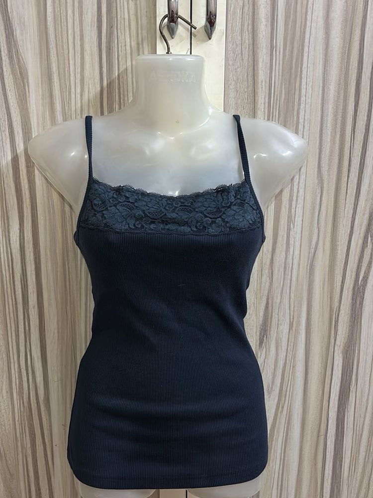 Lace Trim Tank Top