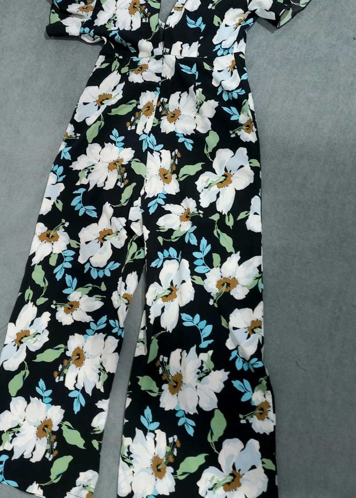 Floral Print Jumpsuit