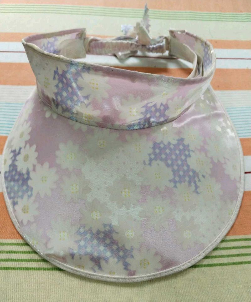Floral Visor Hat Condition Good