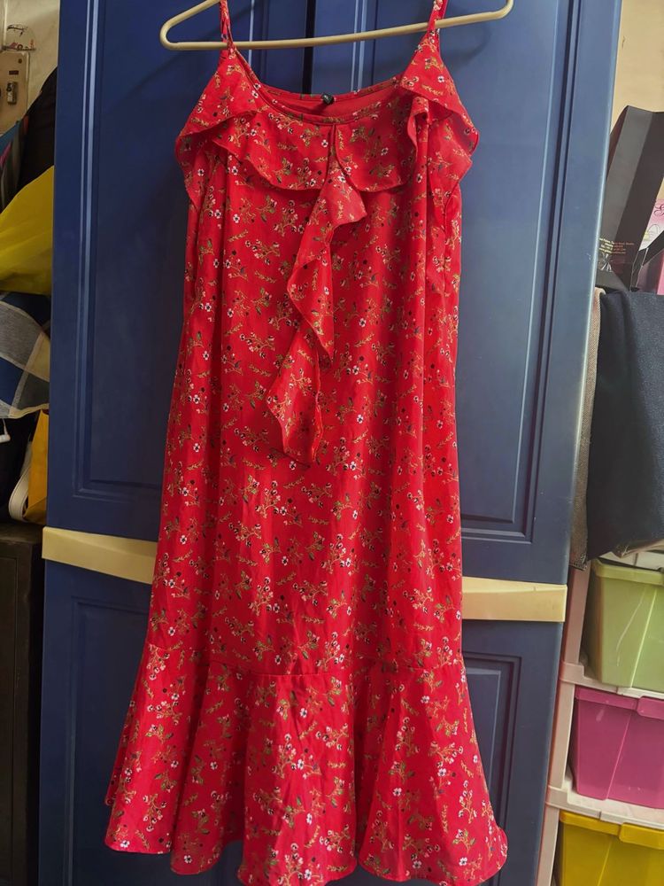 Rio strappy floral dress for women