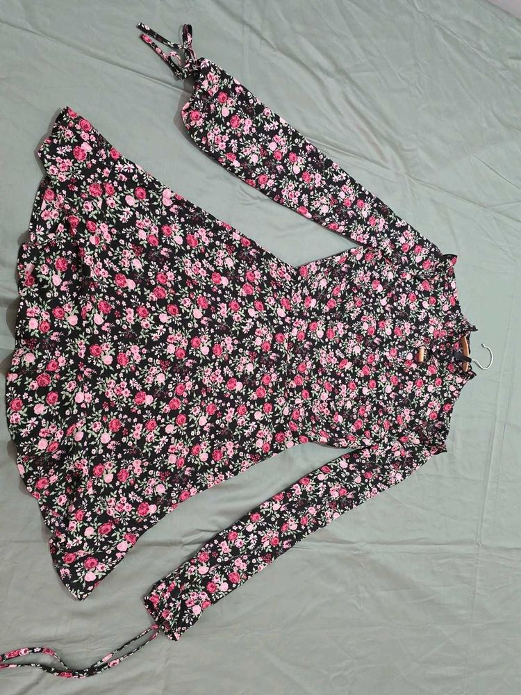 H&amp;M Floral Mini Dress