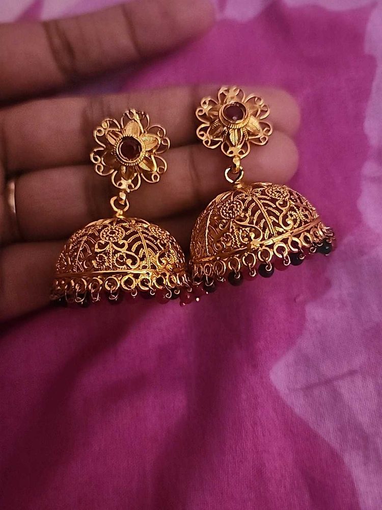 1 Gram Gold Earrings
