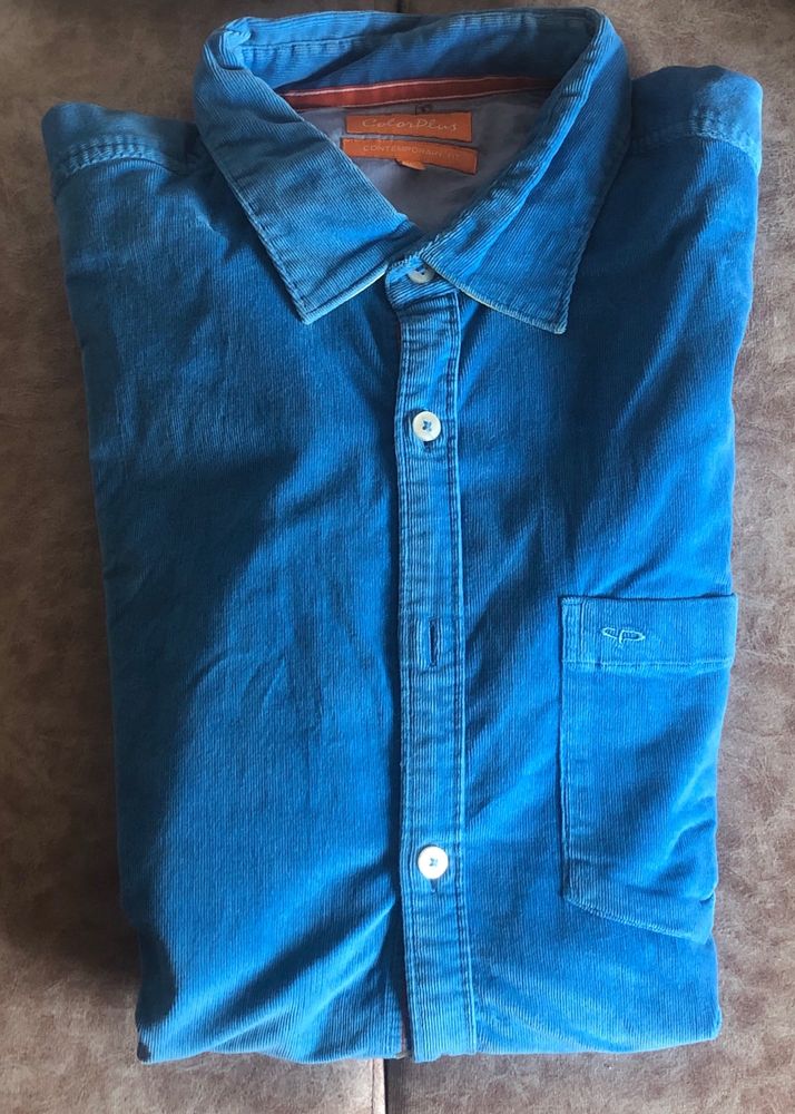 Colourplus velvet shirt  men specially for winter