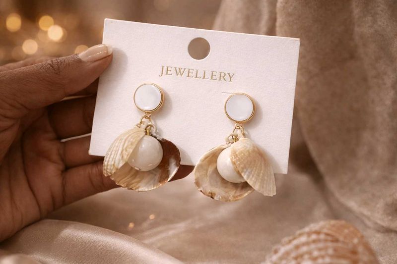 Shell Drop Earrings