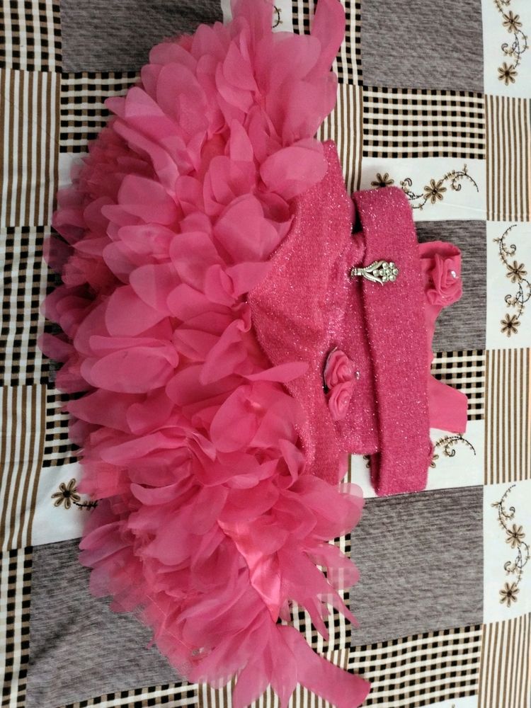 Rose Frock For Baby Girl