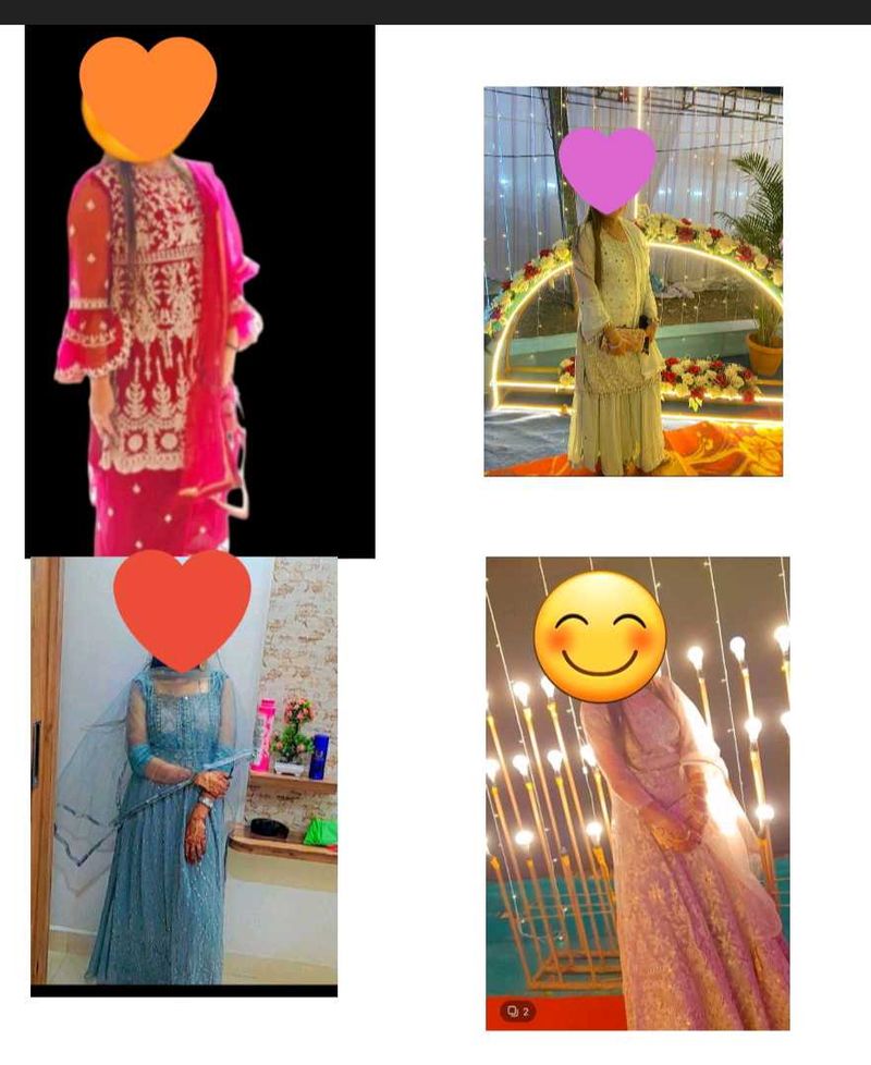 Combo Of 4 Very Elegant dressing For Wedd