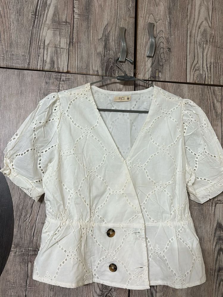 Off White Top