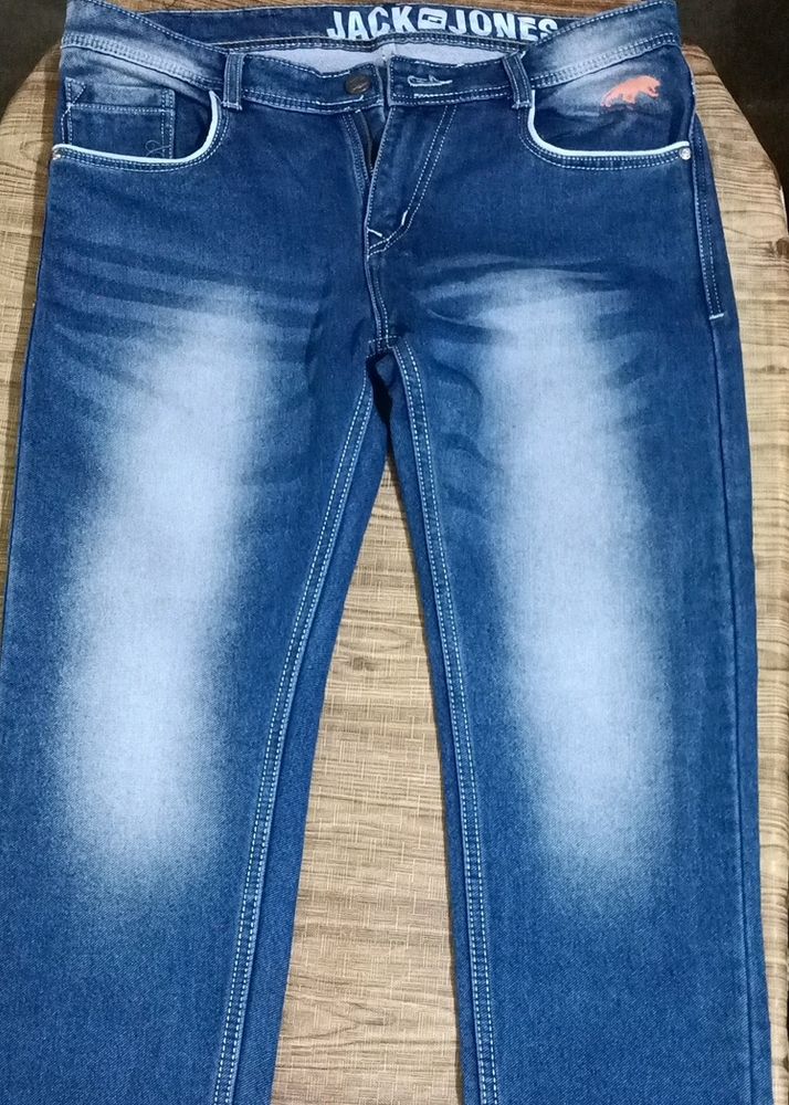 Jack Nd Jones Blue Denim For Men(New) With Excellent Quality