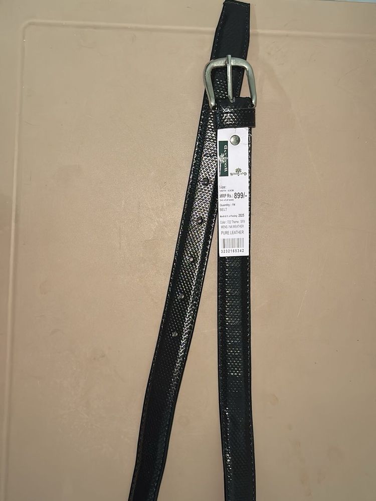 Black Leather Belt