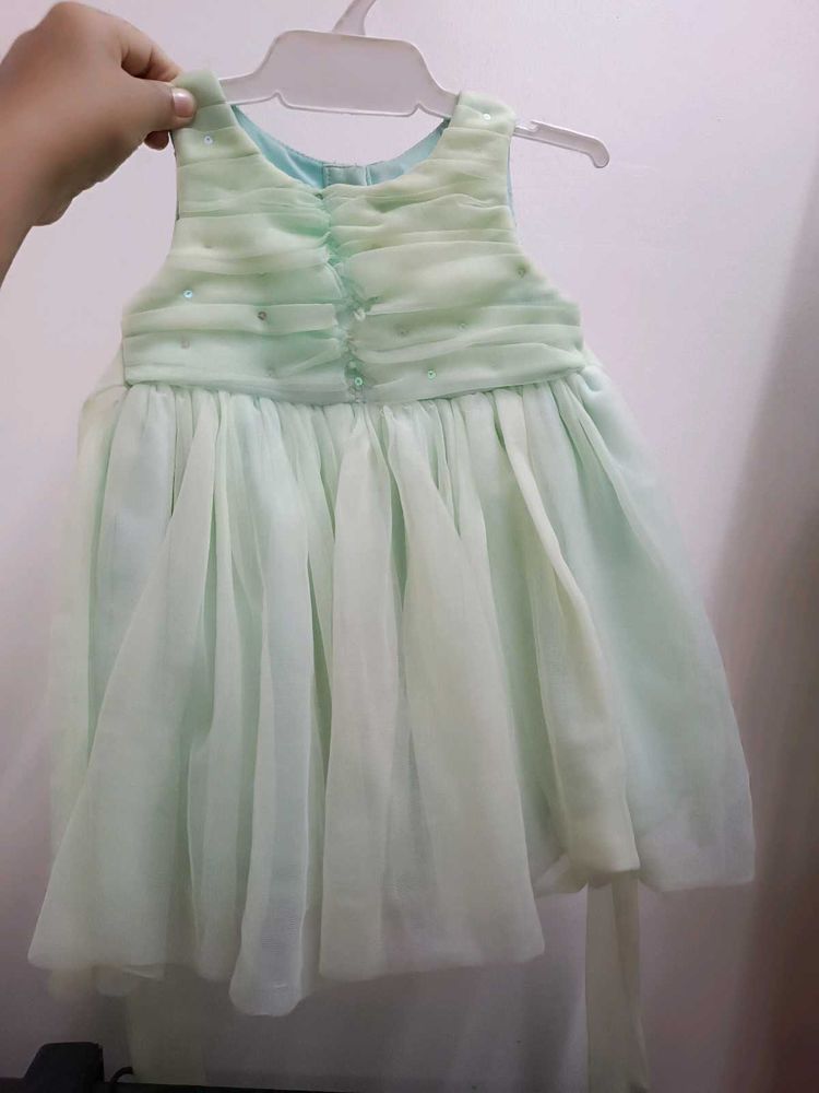 Girls Light Green Dress