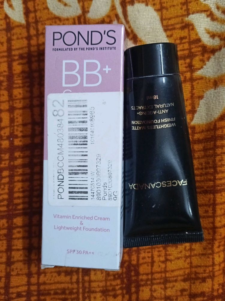 Ponds BB Cream + Faces Canada Weightless Matte Finish Foundation