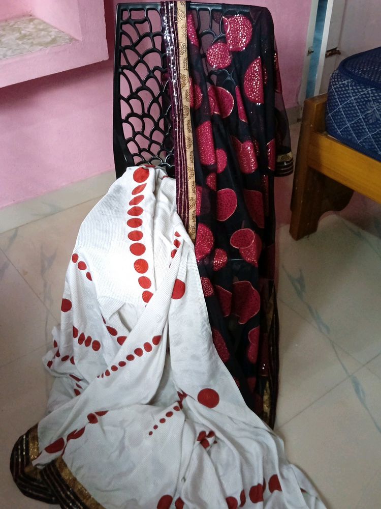 Black Party Wear Sarees